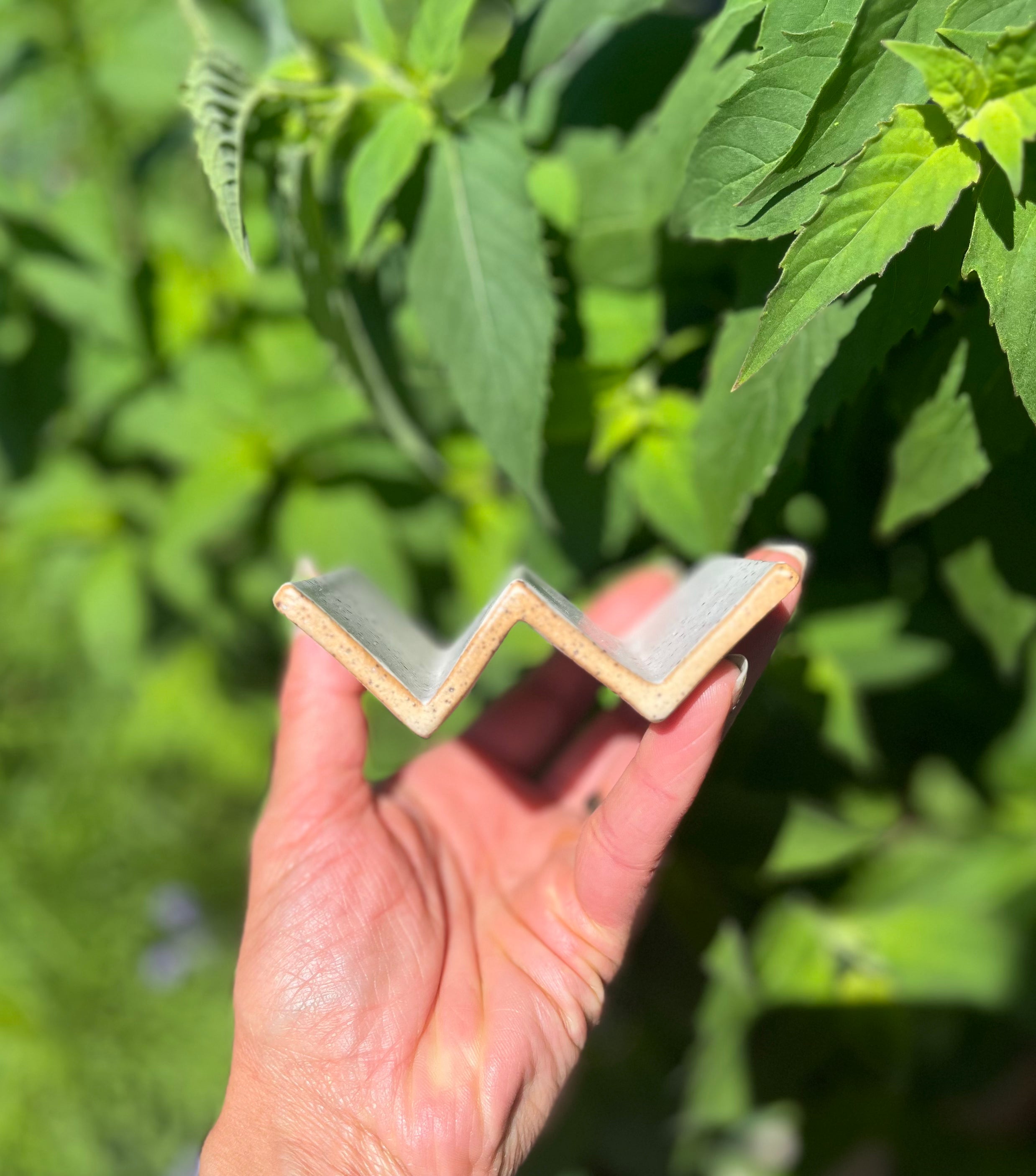 Ceramic Soap Dish - ZigZag {Botanik+Blume}