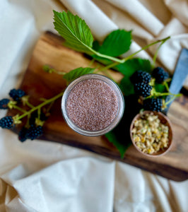 Blackberry & Chamomile Himalayan Salt Scrub