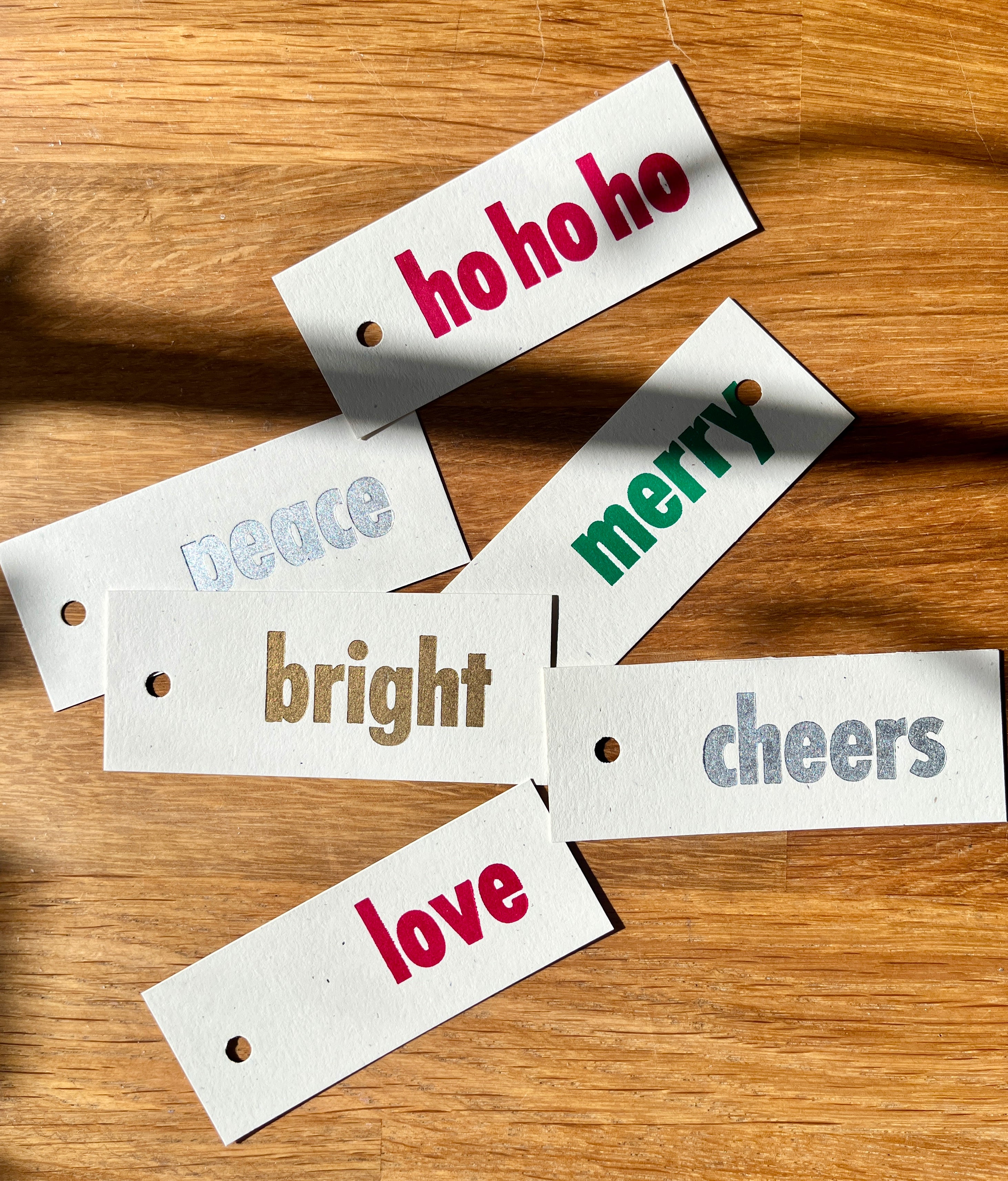Holiday Gift Tags {Flycatcher Press}