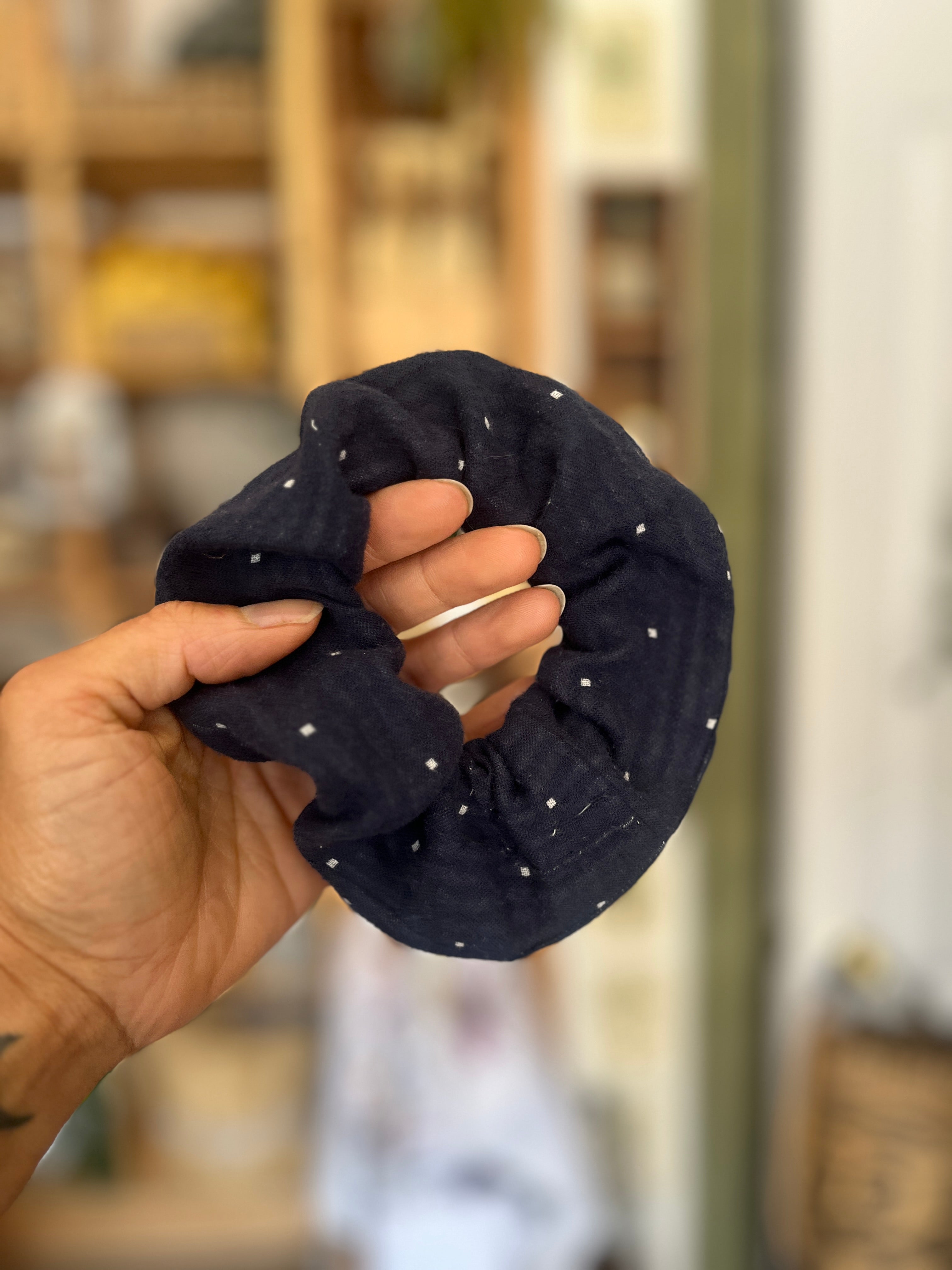 Hair Scrunchies {Upcycled Fabrics}
