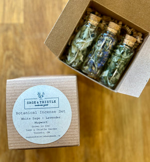 Botanical Incense from the Sage & Thistle Garden