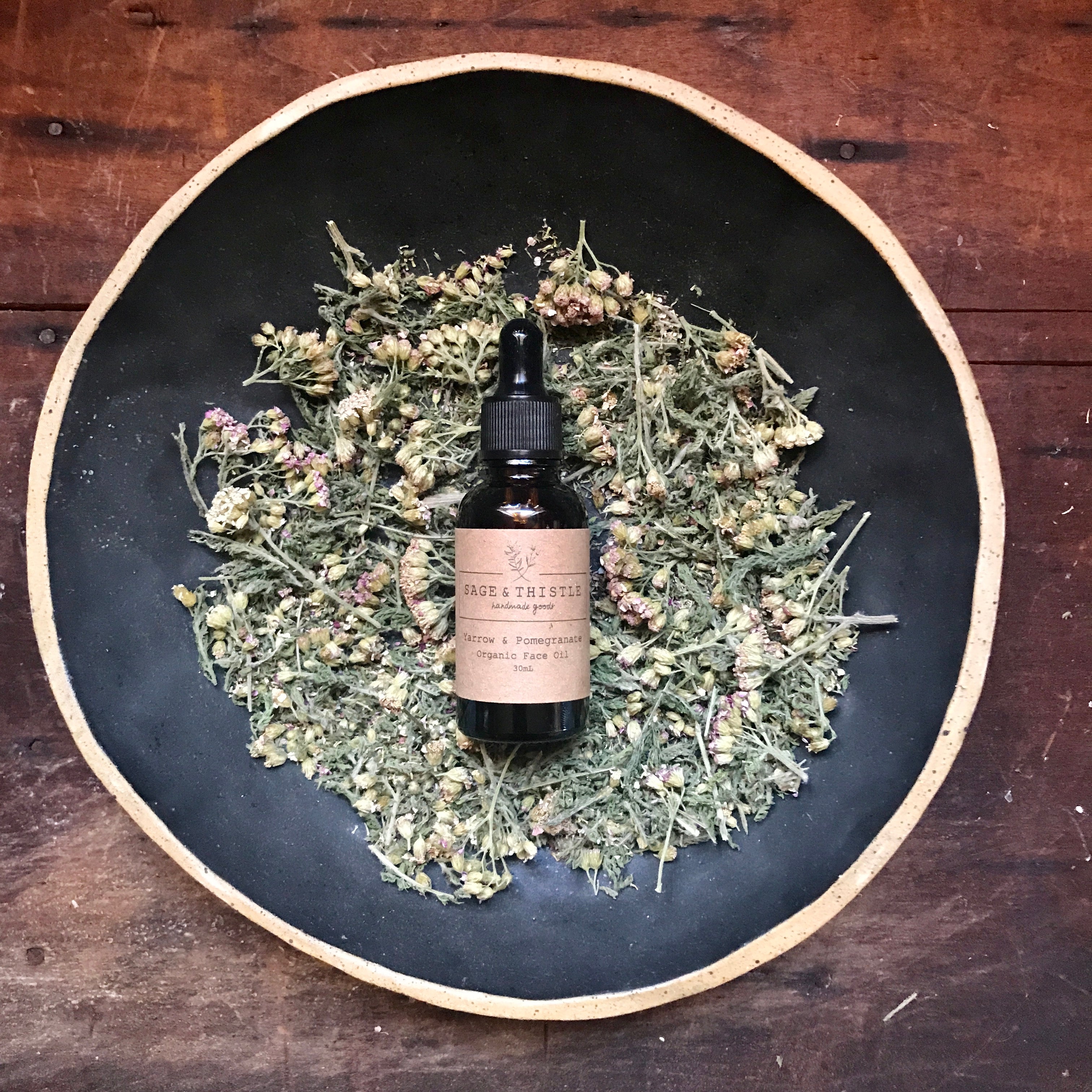 Yarrow & Pomegranate Nourishing Face Oil with Squalane