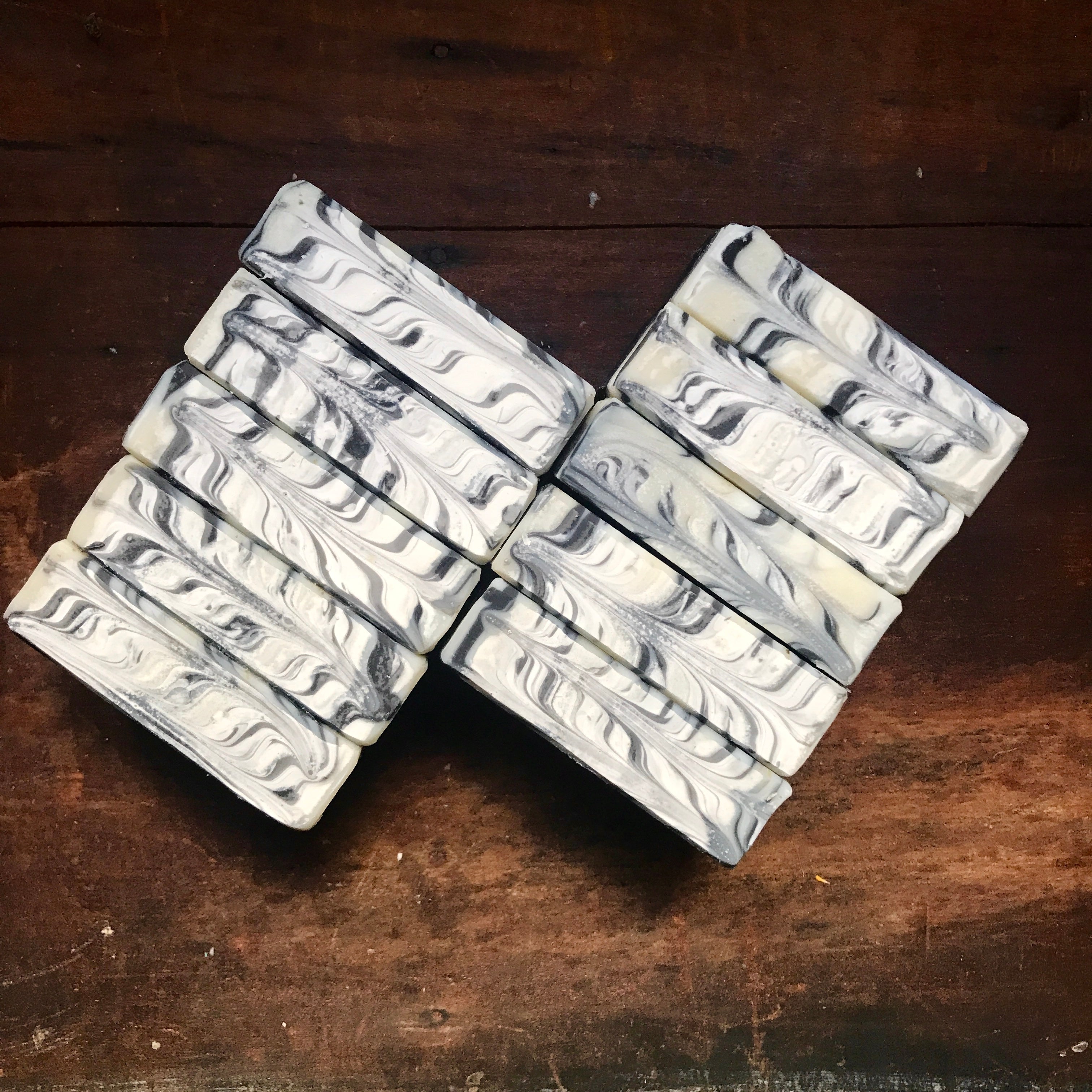 Natural Bar Soap made with Activated Charcoal and Tea Tree oil. Great for acne-prone & oily skin.